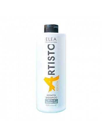 Шампунь Elea Professional Artisto Keratin Shampoo с кератином для восстановления поврежденных волос, 1000 мл