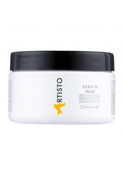 Маска Elea Professional Artisto Keratin Mask з кератином для відновлення пошкодженого волосся, 250 мл