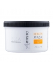 Маска Elea Professional Artisto Keratin Mask з кератином для відновлення пошкодженого волосся, 490 мл