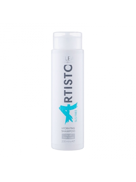 Бессульфатный шампунь Elea Professional Artisto SLS Free Hydrating Shampoo для увлажнения волос, 200 мл