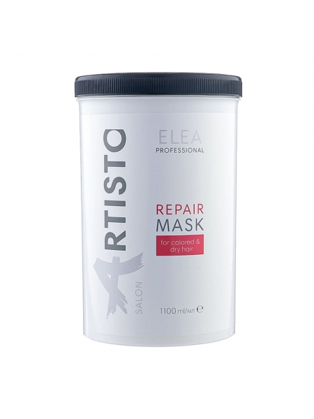 Відновлююча маска Elea Professional Artisto Salon Repair Mask для фарбованого і сухого волосся, 1100 мл