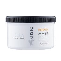 Маска Elea Professional Artisto Keratin Mask с кератином для восстановления поврежденных волос, 490 мл