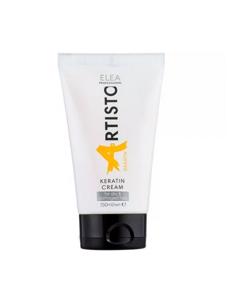 Крем Elea Professional Artisto Keratin Cream з кератином для відновлення пошкодженого волосся, 150 мл