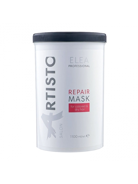 Восстанавливающая маска Elea Professional Artisto Salon Repair Mask для окрашенных и сухих волос, 1100 мл
