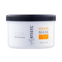 Маска Elea Professional Artisto Salon Keratin Mask для восстановления волос после химических процедур, 490 мл