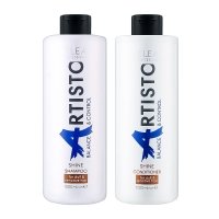 Набір Elea Artisto Balance&Control Shine DUO шампунь і кондиціонер для блиску волосся, 2х1000 мл