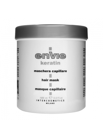 Капілярна маска Envie Luxury Keratin Mask з кератином для пошкодженого волосся (EN450), 500 г (розлив)