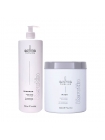 Набір Envie Luxury Keratin шампунь та маска для пошкодженого волосся з кератином (EN451/EN450) 2х200 г (розлив)