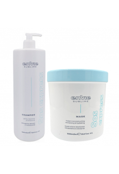 Набір Envie Luxury Sos Express aмiнoкислoтні шампунь та маска для відновлення волосся (EN461/EN463), 2х200 г (розлив)