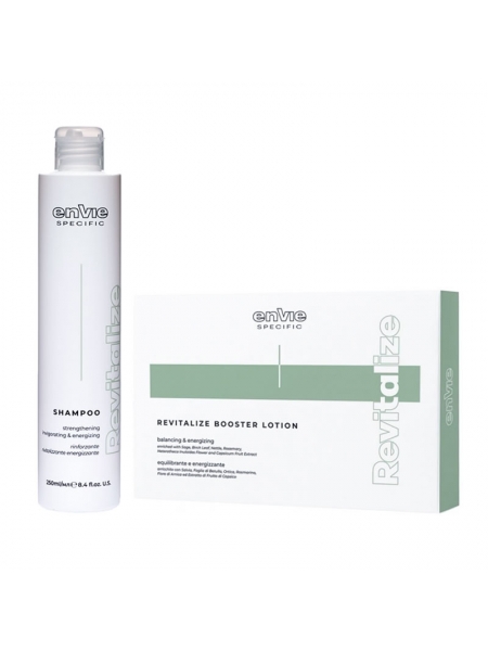 Набор Envie Specific Revitalize шампунь и ампулы против выпадения и для роста волос (EN369/EN376), 250+10x10 мл