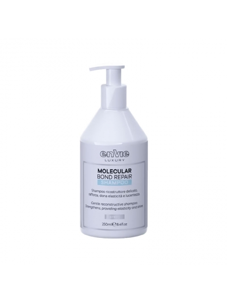Шампунь Envie Molecular Bond Repair Shampoo Step 1 для глубокого восстановления волос (EN480), 250 мл
