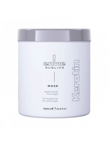 Капілярна маска Envie Luxury Keratin Mask з кератином для пошкодженого волосся (EN450), 200 г (розлив)