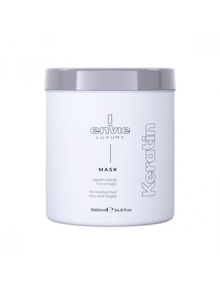 Капілярна маска Envie Luxury Keratin Mask з кератином для пошкодженого волосся (EN450), 1000 мл (заводська)