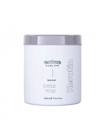 Капілярна маска Envie Luxury Keratin Mask з кератином для пошкодженого волосся (EN450), 500 г (розлив)