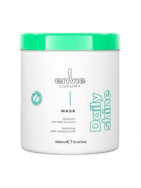 Маска Envie Daily Shine Hydrating Mask для блеска и увлажнения волос с кокосовым молочком (EN477), 1000 мл (заводская)