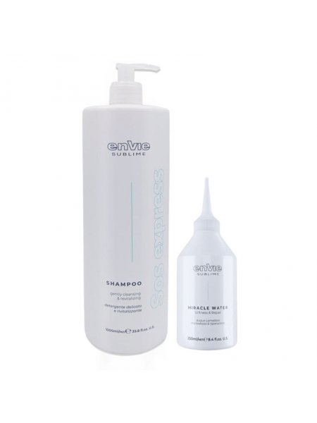 Набор Envie Luxury Sos Express шампунь и флюид для восстановления волос (EN461/EN468), 1000+250 мл
