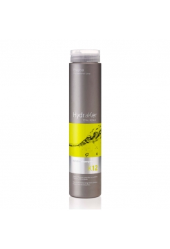 Кератиновий шампунь Erayba HydraKer K12 Keratin Shampoo безсульфатний для зволоження та відновлення волосся, 250 мл