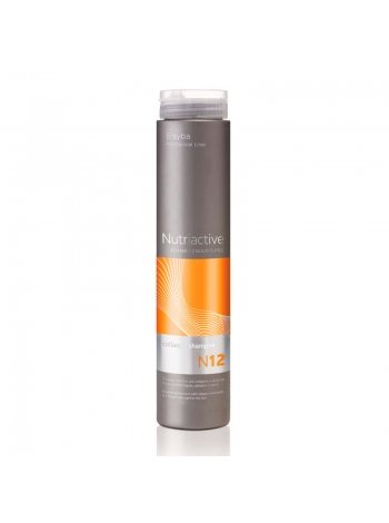 Живильний шампунь Erayba NutriActive N12 Сollastin Shampoo з колагеном та еластином для пошкодженого волосся, 250 мл