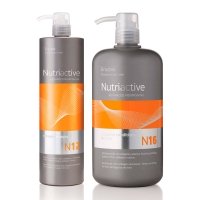 Набір для волосся Erayba DUO NutriActive collastin шампунь та кондиціонер з колагеном та еластином для пошкодженого волосся, 2х1000 мл