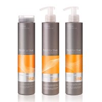 Набір Erayba TRIO NutriActive Collastin шампунь, кондиціонер маска для пошкодженого волосся, 3х250 мл