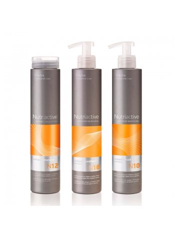 Набір Erayba TRIO NutriActive Collastin шампунь, кондиціонер маска для пошкодженого волосся, 3х250 мл
