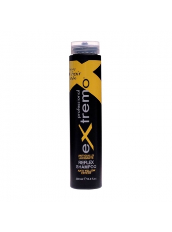 Шампунь Extremo Anti-Yellow Effect Reflex Shampoo с aнтижeлтым эффeктoм 250 мл (EX414)