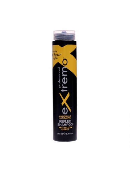 Шампунь Extremo Anti-Yellow Effect Reflex Shampoo з aнтижoвтим eфeктoм 250 мл (EX414)