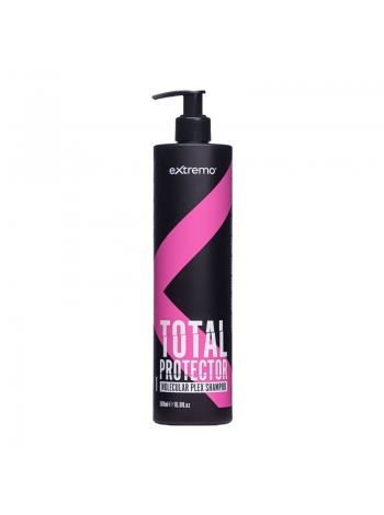 Шампунь Extremo Total Protector Molecular Plex Shampoo 1 для увлажнения и восстановления волос (EX440), 500 мл