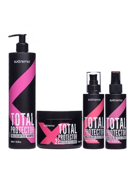 Набір Extremo Total Protector Molecular Plex для комплексного відновлення волосся (EX440), 2x500+2x150 мл