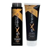 Набір Extremo Treated and Curly Hair шампунь та маска для пошкодженого і кучерявого волосся (EX412/EX410), 250+250 мл