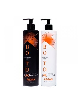 Набор Extremo Botox After Color Argan шампунь и кондиционер для окрашенных волос с аргановым маслом (EX429/EX432), 2х200 г (разлив)