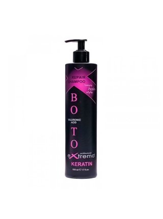 Шампунь для восстановления волос Extremo Keratin Filler Repair Shampoo с кератином (EX428), 500 мл (заводская)