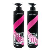 Набір Extremo Keratin Filler Repair шампунь та кондиціонер для відновлення волосся з кератином (EX428/ЕХ431), 2х200 г (розлив)