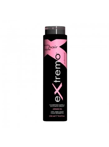 Шампунь Extremo Dry and Crisp Hair Shampoo для сухих и поврежденных волос с аргановым маслом 250 мл (EX405)