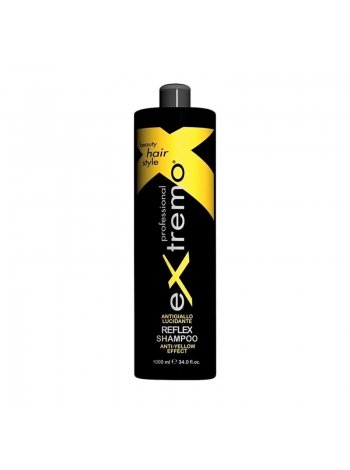Шампунь Extremo Anti-Yellow Effect Reflex Shampoo з aнтижoвтим eфeктом (EX415), 1000 мл (заводська)