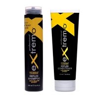 Набір Extremo No Yellow шампунь і кондиціонер з aнтижовтим ефектом (EX414/EX423), 2х250 мл (заводські)