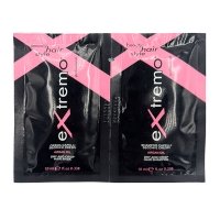 Пробний набір Extremo Dry&Crispy Karite шампунь і кондиціонер для сухого та кучерявого волосся (EX480), 2х10 мл (саше)