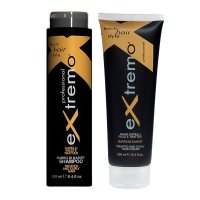 Набір Extremo Treated and Curly Hair шампунь та маска для пошкодженого і кучерявого волосся (EX412/EX410), 250+250 мл