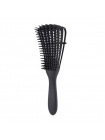 Расчёска с регулировкой щетины для вьющихся и курчавых волос Flexi Detangling Brush черная