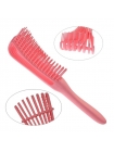 Расчёска с регулировкой щетины для вьющихся и курчавых волос Flexi Detangling Brush желтая