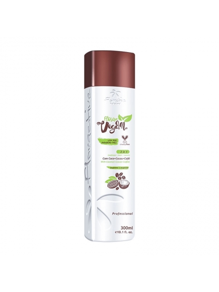 Маска-кондиционер Floractive Flora Vegan 3in1 для интенсивного увлажнения волос после химических процедур, 300 мл