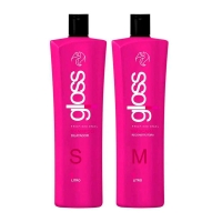 Набор для кератинового выпрямления волос Fox Gloss, 2х30 г (разлив)