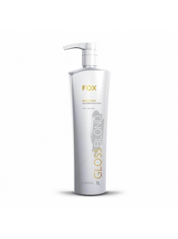 Кератин Fox Gloss Blond с фиолетовым пигментом для осветлённых волос, 100 г (разлив)