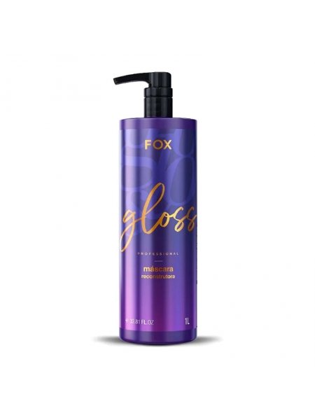 Кератин для волос Fox Gloss Reconstructive Mask (новый дизайн), 1000 мл (заводская)