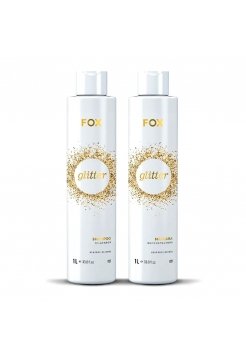 Набір для кератинового випрямлення волосся Fox Glitter, 2х500 г (розлив)