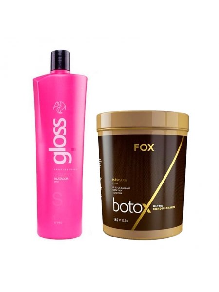 Набор ботокса для волос Fox Btox Ultra Condicionante, 2х1000 мл (заводские)