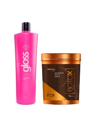 Набор ботокса для волос Fox Btox Ultra Condicionante, 2х1000 мл (заводские)