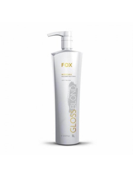 Кератин Fox Gloss Blond с фиолетовым пигментом для осветлённых волос, 1000 мл (заводская)
