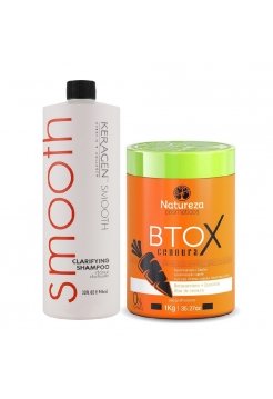 Набір ботокса для волосся Natureza BTOX Cenoura, 2х1000 мл (заводські)