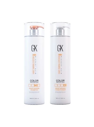 Набор GKhair Global Keratin Moisturizing увлажняющие шампунь и кондиционер, 2х1000 мл